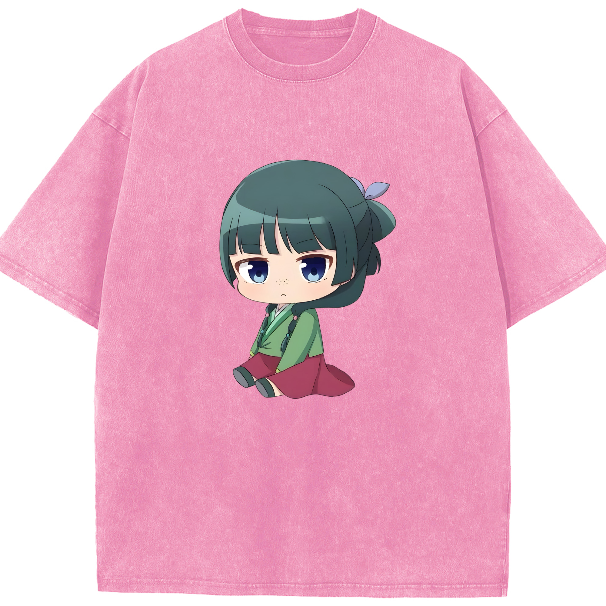 （画像用） 薬屋のひとりごと The Apothecary Diaries 綿100% ヴィンテージ風 半袖Tシャツ（フロントプリント）